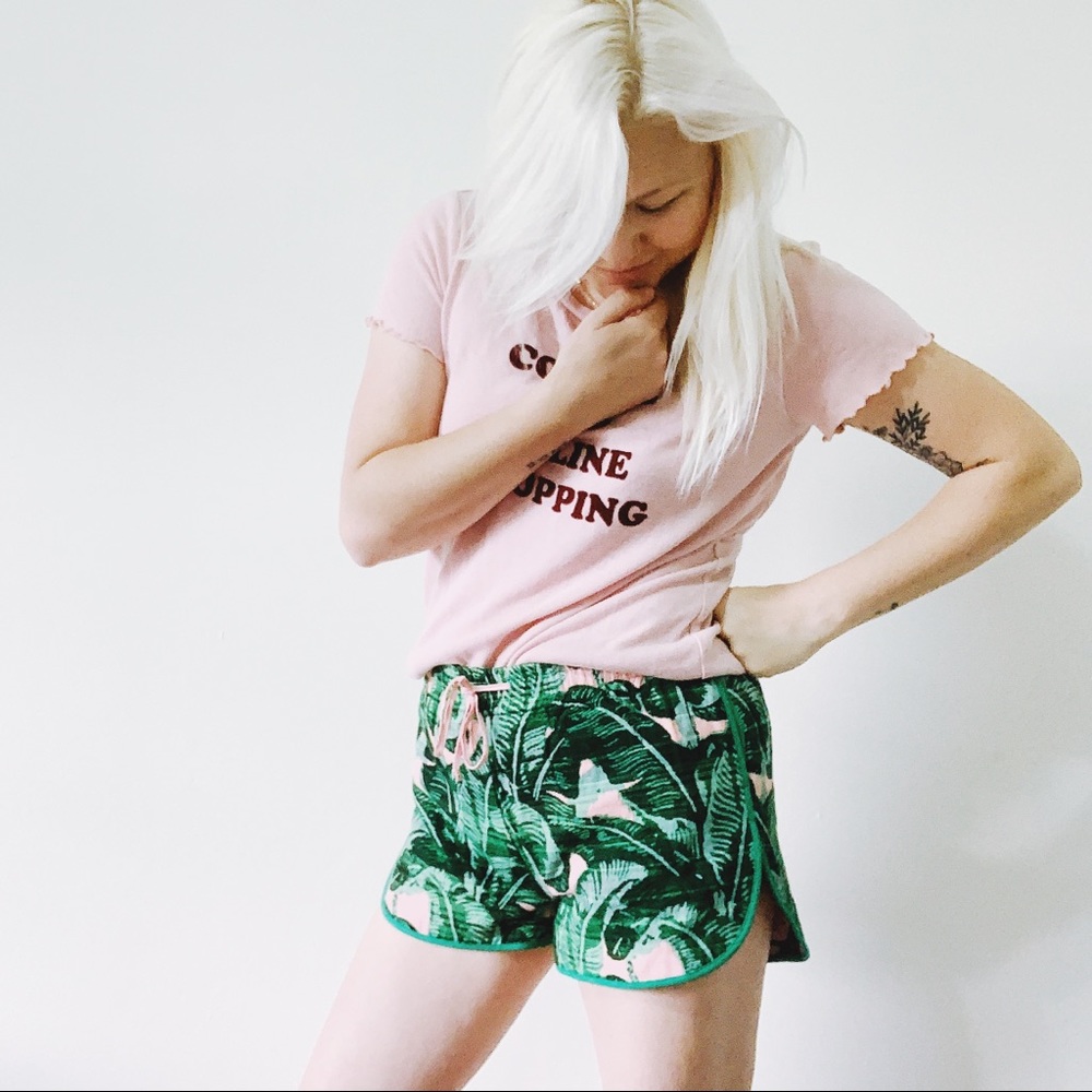 Judith March Palm Shorts